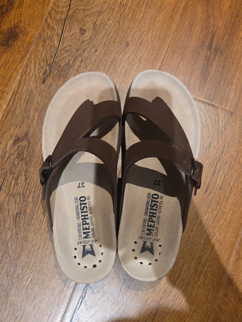 Mephisto Helen Women's Brown Leather Sandal